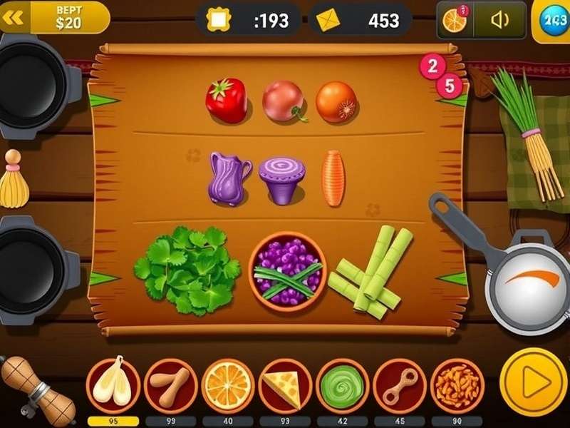 Saag Paneer Trek Cooking Interface